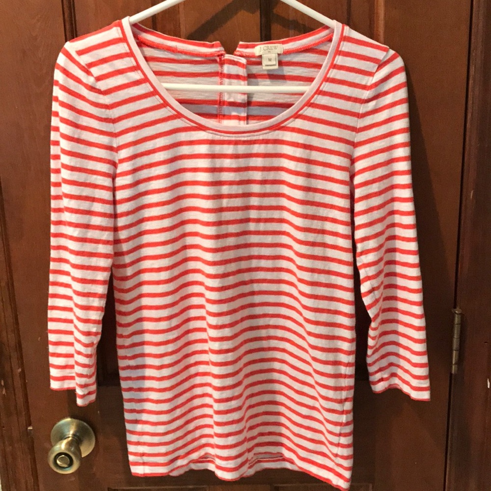 J. Crew 3/4 length tee, very gently worn